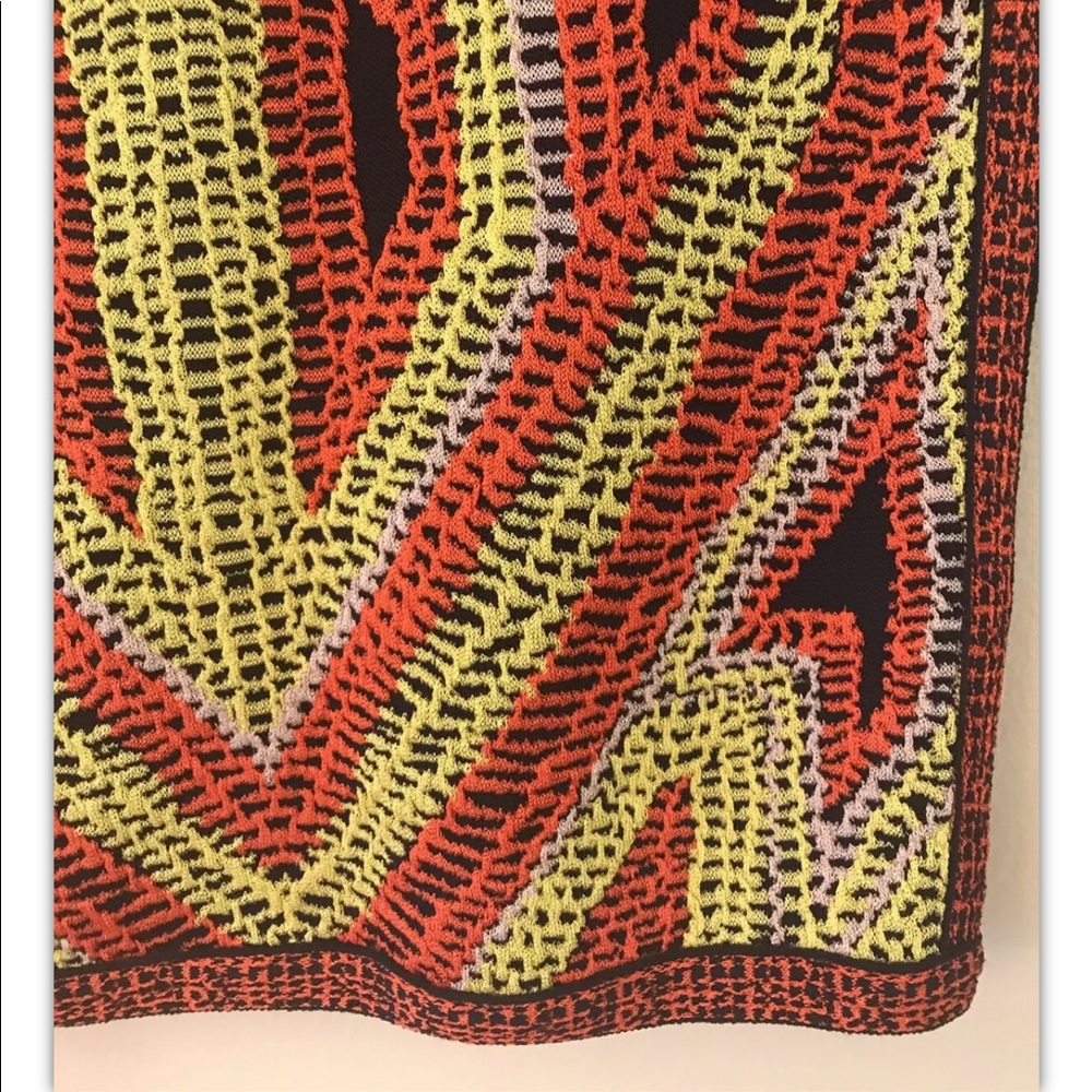 HERVE LEGER OLA JACQUARD SKIRT - M  PRINTED - Picture 4 of 9